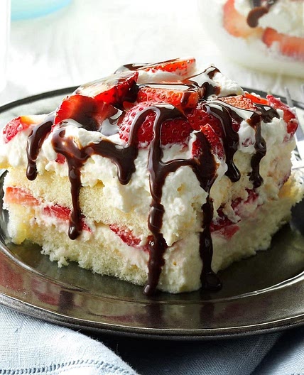 White Chocolate strawberry tiramisu
