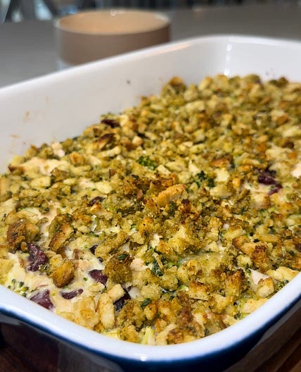 Chicken and Stuffing Casserole