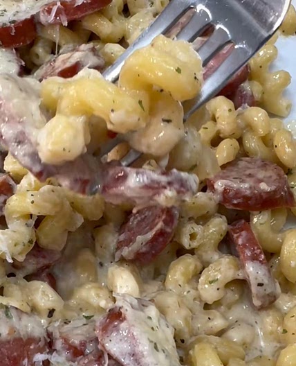 Kielbasa Alfredo Pasta