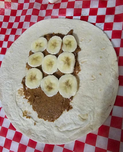Banana Maple Almond Butter Pockets