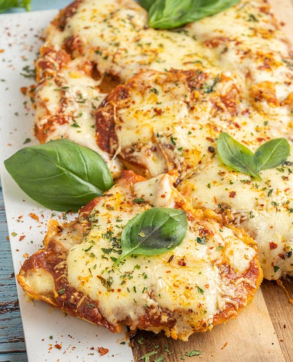 Crispy Keto Chicken Parmesan