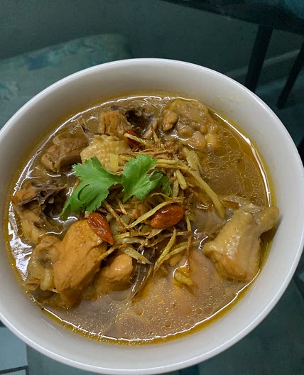 Yellow Rice Wine Chicken 
