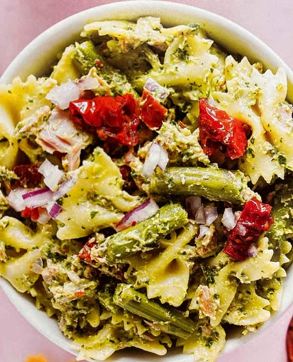 Green Tuna Pasta Salad