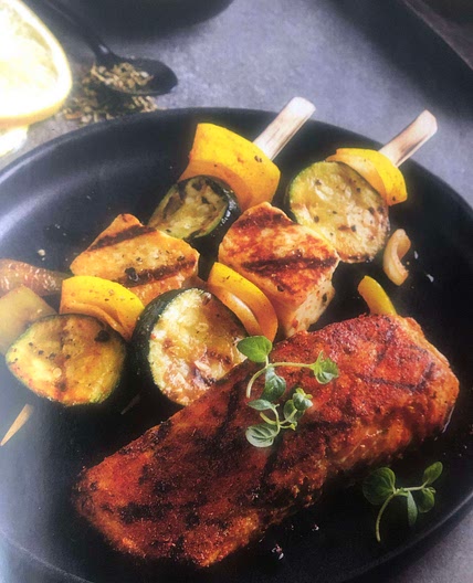 Saumon aux épices et sucre d’érable 