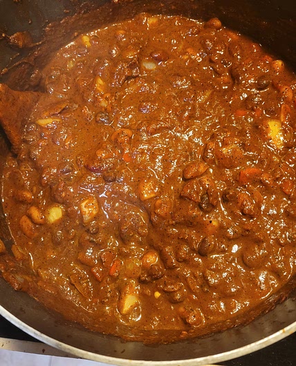 Vegetarian Coffee Based Chili