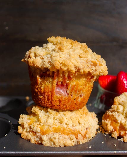 Jumbo Strawberry Muffins