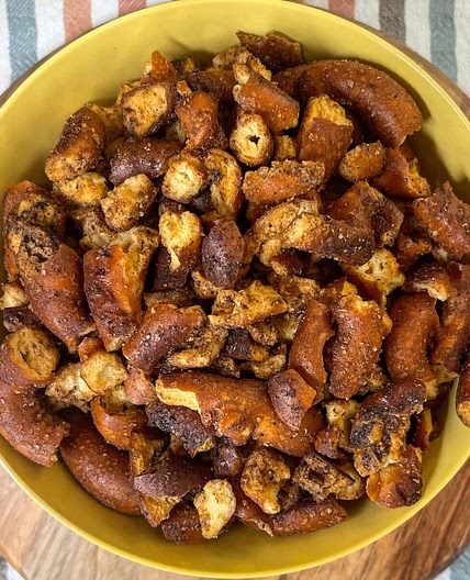 Baked Seasoned Pretzels 