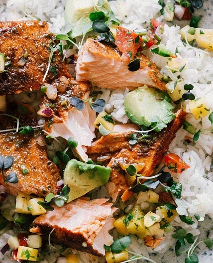 Blackened Salmon with Tropical Pico | Cup of Jo