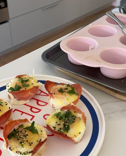 Bacon & egg cups