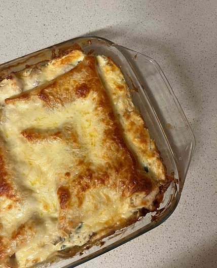 White Lasagne