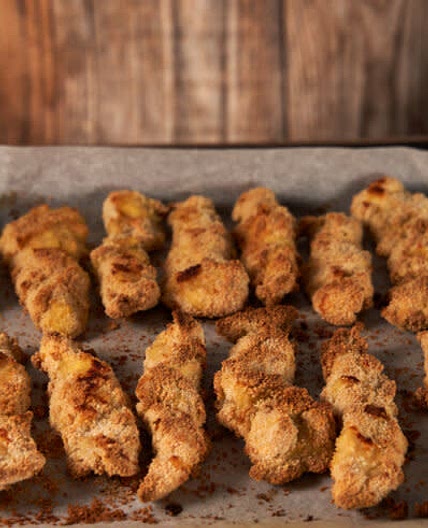 No Breading Oven Baked Chicken Tenders
