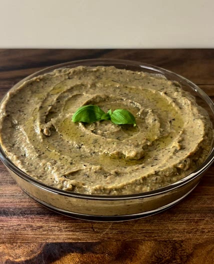 Creamy eggplant dip