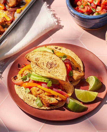 Sheet-Pan Chicken Fajitas