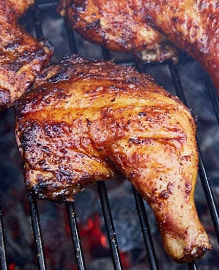 Grilled Chicken Leg Quarters