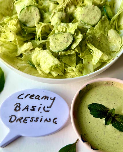 Creamy Basil Dressing 