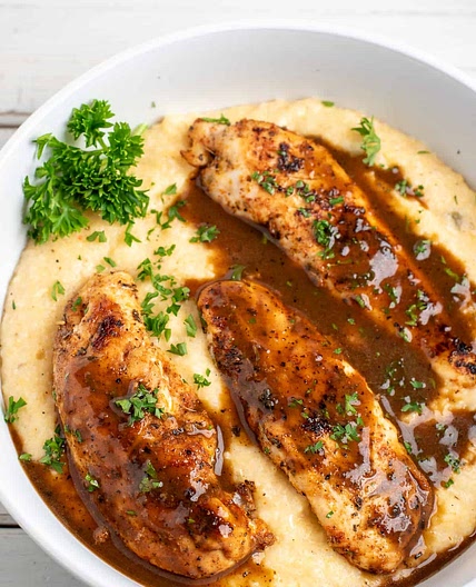Spring Chicken and Grits