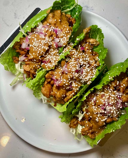 Spicy Turkey Lettuce Boats
