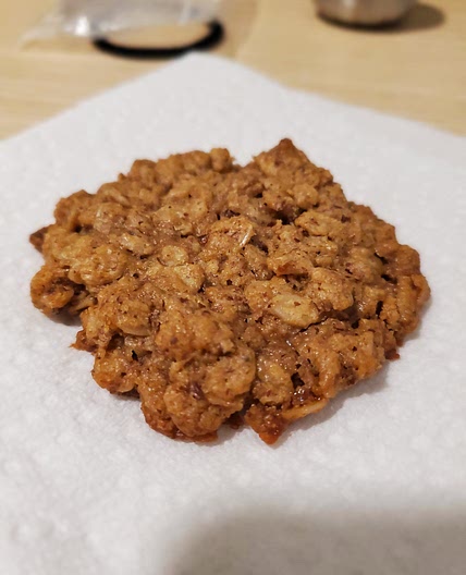 Oatmeal cookie GF and vegan