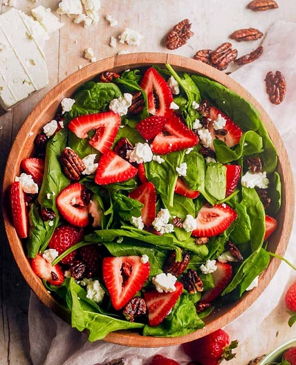 Strawberry Parmesan Salad