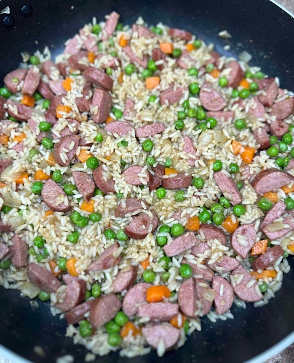 One Pot Sausage Fried Rice