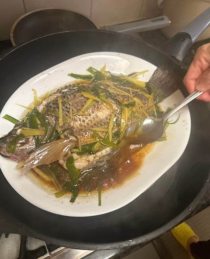 Steam fish 