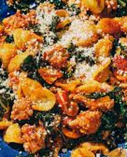 Crispy Orachiette with Sausage