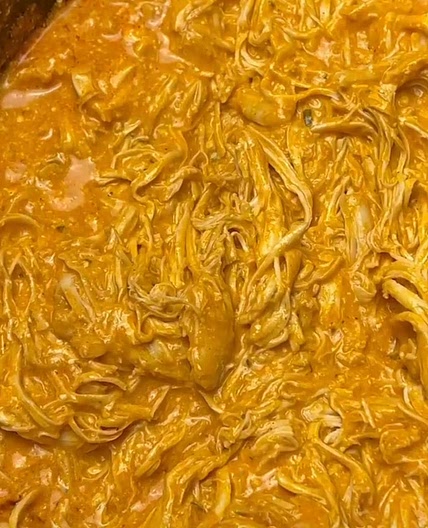 Crock Pot Creamy Buffalo Chicken Creamy Goodness