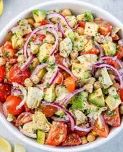 Mediterranean Artichoke and Tomato Salad
