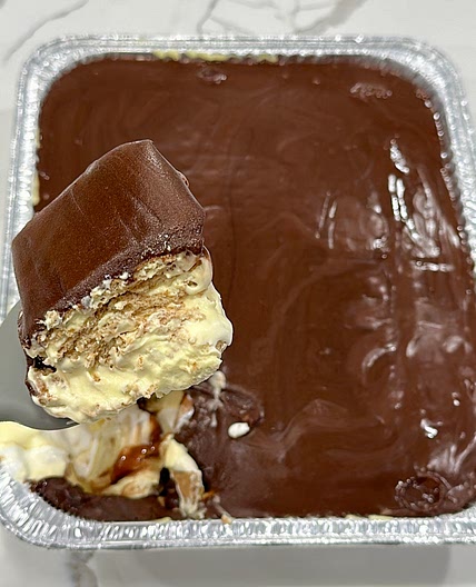 No bake eclair cake