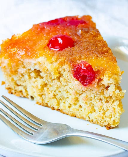 Vegan Pineapple Upside-Down Cake