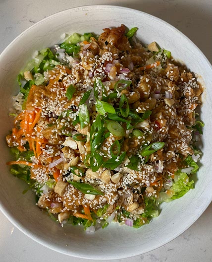 Chicken Chili Crunch Bowls