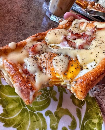 Eggs Benedict Breakfast Pastry
