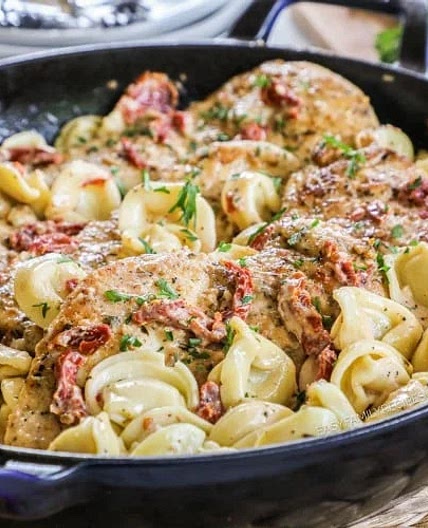 Marry Me Chicken with Tortellini