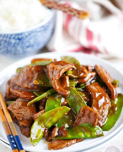 25-Minute Beef and Snow Pea Stir Fry