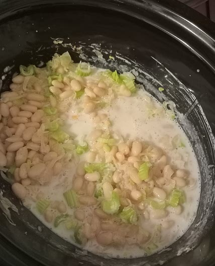 Creamy Runza with Beans