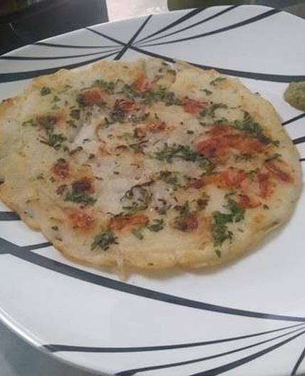 लेफ्ट ओवर राइस उत्तपम (leftover rice uttapam recipe in hindi)