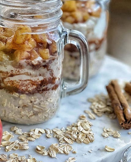 Overnight Oats Apple Cinnamon