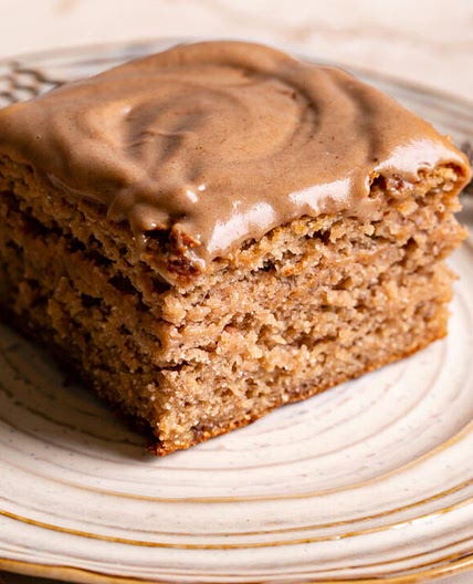 Maple Tahini Banana Bread Bars