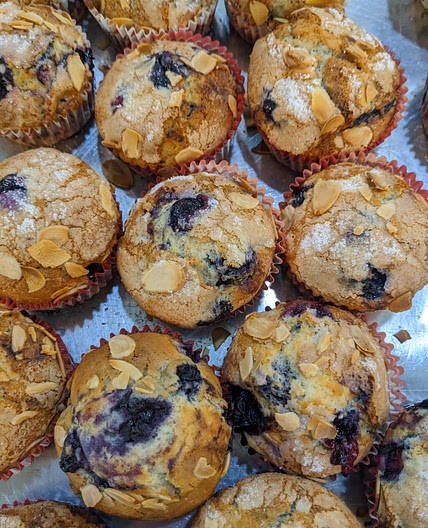 Grandma's Blueberry muffins