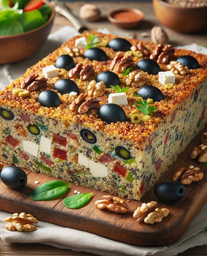 Cake salé au quinoa