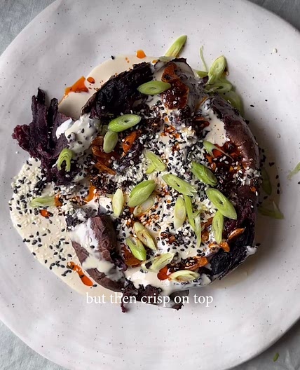 Sweet Potato with Tahini (Nat’s Nourishment)