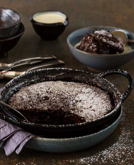 SELF-SAUCING CHOCOLATE PUDDING