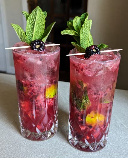 Virgin Blackberry Mojito