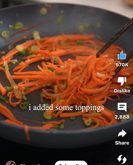 Carrots and green onions 