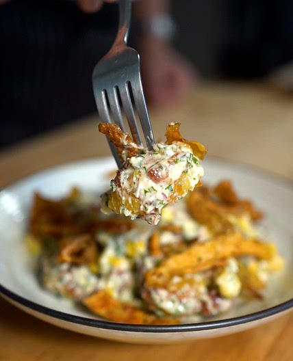 Crispy Warm Potato Salad