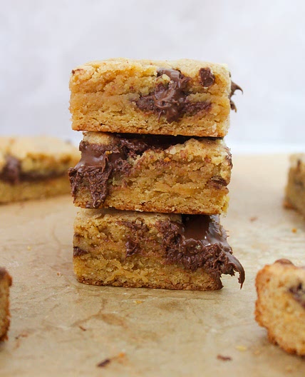 Brown Butter Nutella Blondies
