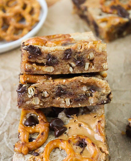 Pretzel Chocolate Chip Bars