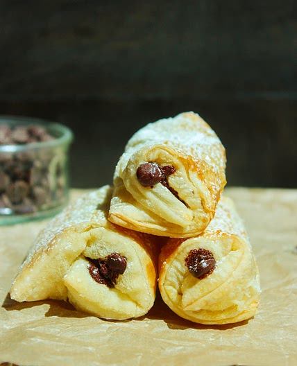 4 Ingredient Chocolate Croissants