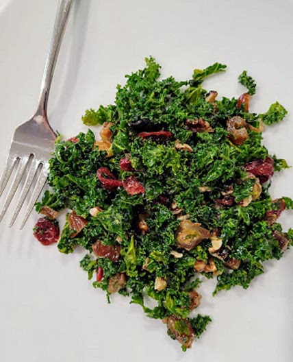 Date Nut Kale Salad