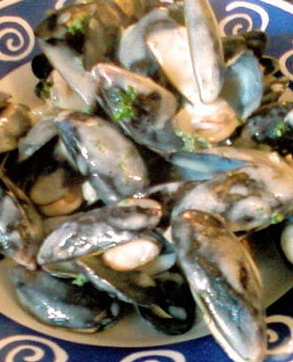 Moules sauce poulette